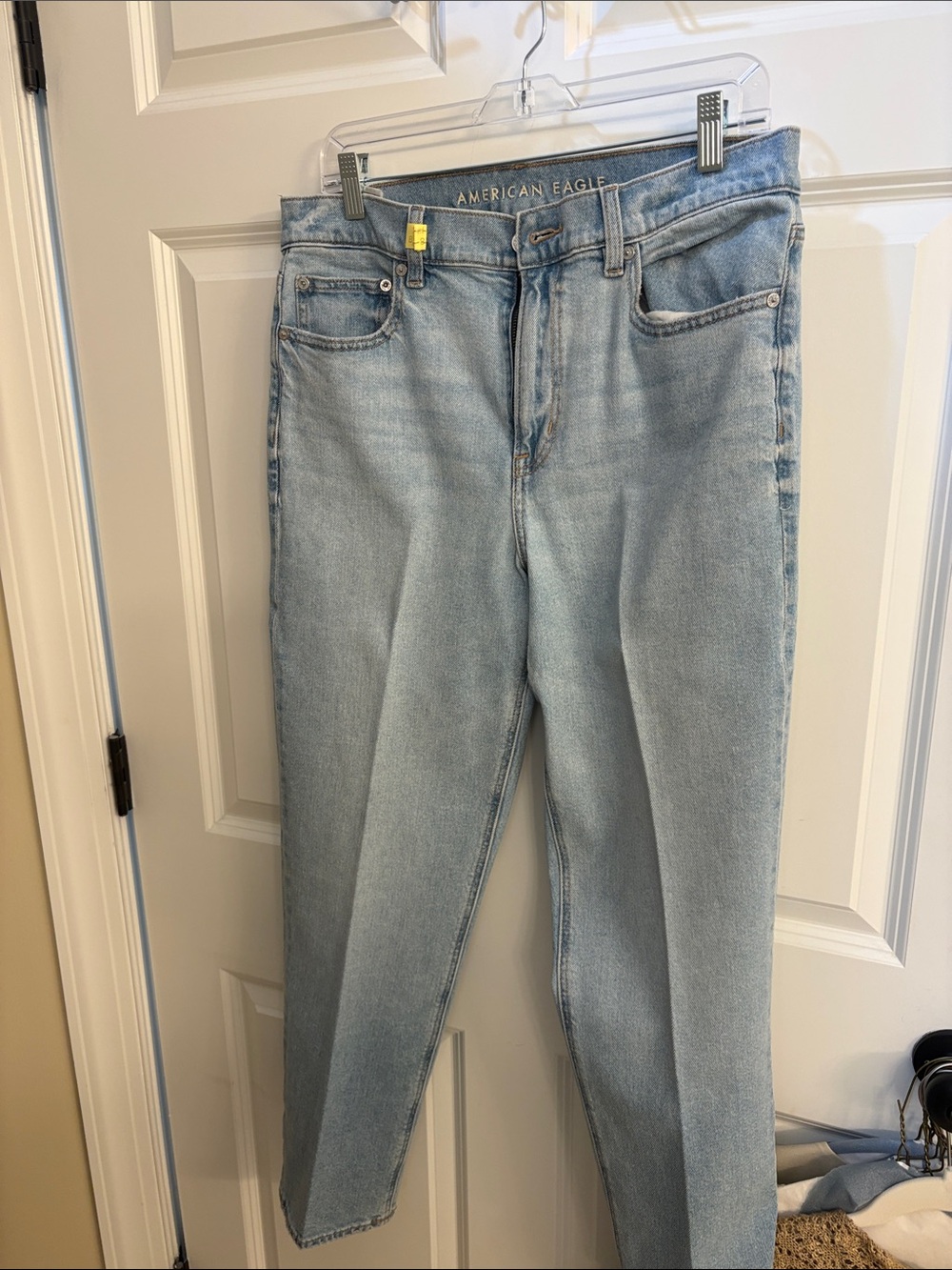 American Eagle Outfitters Light Blue Straight Leg Jeans